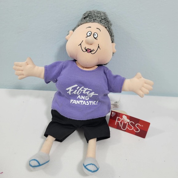 NWT Russ The Oldtimers Fifty & Fantastic Plush Handmade Partial Pellet 10222-2C1 - Picture 2 of 7